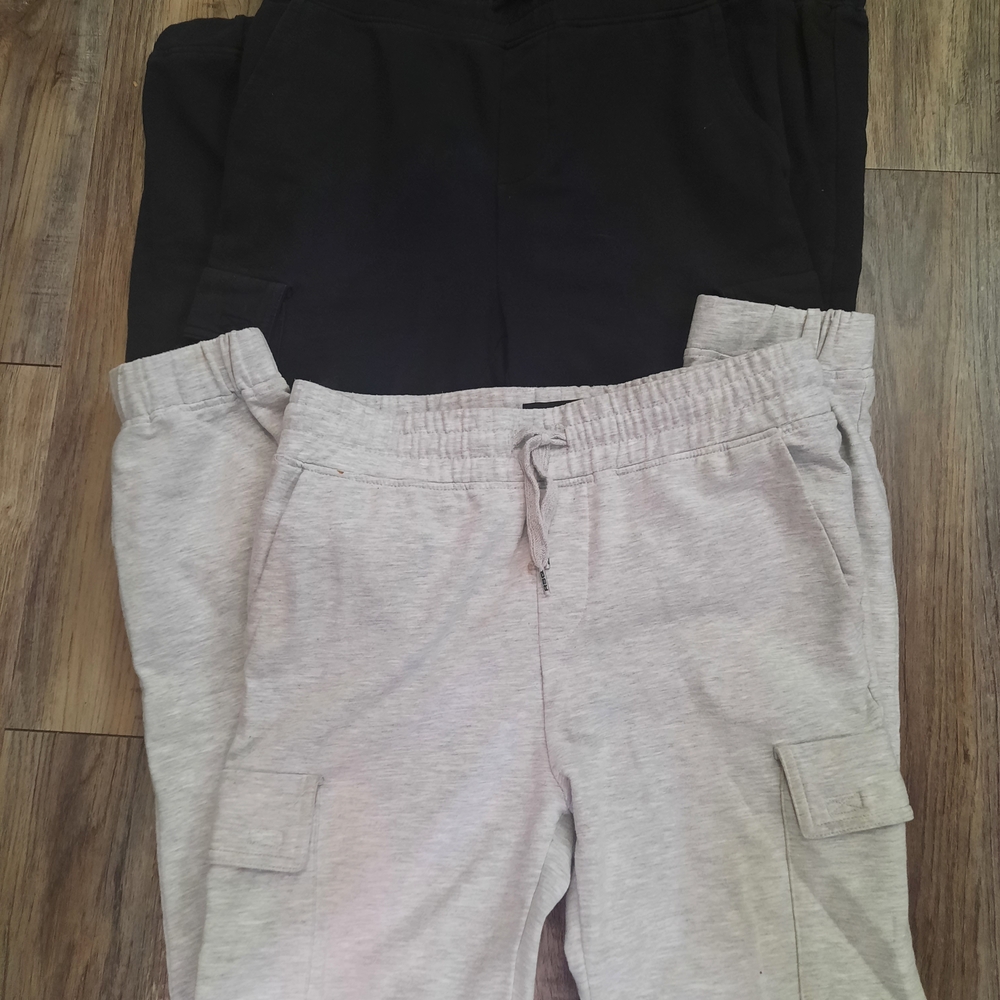 RSQ Black and Gray Sweatpants Comfortable Joggers